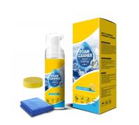 foam cleaner Mousse Nettoyante Tout Usage 4 En 1, Spray Multi-enzymes Sans Rinçage, Intérieur De Voiture, Carrelage Salle Bain, Rembourrage Canapé