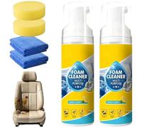 foam cleaner Mousse Nettoyante Tout Usage 4 En 1, Spray Multi-enzymes Sans Rinçage, Intérieur De Voiture, Carrelage Salle Bain, Rembourrage Canapé