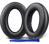 Foam Cushion Pads for Sennheiser Accentum/Accentum Plus Wireless Headphones, Ear Pads with Softer Protein Leather, High Density Foam