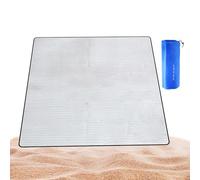 Foam Foil Mat, Insulated Waterproof Thermal Aluminum Foil Blanket with Multi Layer Heat Reflective System, Lightweight Portable Camping Sleeping Pad, Outdoor Survival Ground Mat for Hiking and Travel