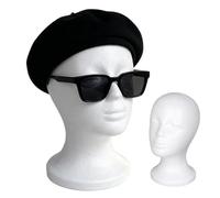 Foam Head Model Space-Saving Multi-Functional - Male Female Mold Hat Head