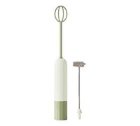 Foam Maker - Electric, Milk Frother, 2 têtes interchangeables, Handheld Mixer Wand | Battery Powered Drink & Baking Whisk For Coffee, Lait, Thé, Chocolate, Cream, Desserts