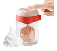 Foam Maker, Foam Frother Dispenser, 3.94x4.53 inches Electric Bottle Dispencer for Bubble Skin Care, Household Washing, Beauty Cleansing, Shower Gel, Travel Bath and Makeup Tool