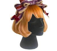 Foam Mannequin Head, Velvet Black Cosmetology Display Model, Adjustable Stand For Hair Accessories Jewelry Eyewear Hats Glasses, Perfect For Beauty Salon Home Store Showcase, Height 27.5-29cm Black
