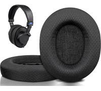 Foam Mesh Fabric Cushion Pads for Sony MDR-7506 MDR-V6 MDR-V7 MDR-CD900ST Monitor Headphones, Ear Pads with Foam Noise Insulation