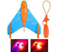 Foam Plane, Lighted Catapult Planes Toys, Flying Toys For Family, Backyard Flying Toys, Sports Toy Model Aircraft, Catapult Plane For Kids, Model Airplanes For Holiday, Flying Toys For Birthday