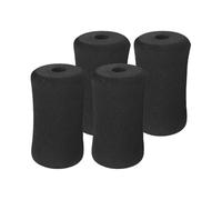 Foam Roller - Pack of 4 Anti-Slip Foam Tube Cover Pads, 20mm Inner Diameter Replacement Sponge Foot Sleeves, Heavy Duty Leg Developer Roller for Exercise Machine Attachments | Inversion Table Gym Gear