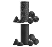 Foam Roller Set, Muscle Massage Roller, Deep Tissue,14.5x6x6 Inches, Non Slip Textured, Lightweight Travel Design, Great for Pilates, Yoga, Gym, Hotel Stays, Home Recovery