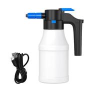 Foam Sprayer Car Wash, Rechargeable Cordless Foaming Spray Bottle, 1.5l Wide-Angle Pressure Atomizer with Strong Pump Action, Water Sprayer for Auto Cleaning, Garden Hose, 11.02x3.15x4.72 inches