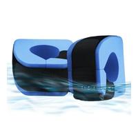 Foam Swim Aquatic Ankle Cuffs | Anti-Choking Swimming Practice | Pool Exercise Arm Belts | for Swimmers Beginners Athletes Professionals Beach Vacation Summer Camp Backyard Club School Gym