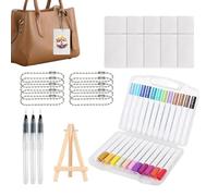 Foam Texture Painting Kit - 20 Color Paint Pens, Creative Dimensional Art Markers, Expanding Heat Activated Bubble Effect, Childrens Crafting Stationery for Classroom Projects Creative Drawing