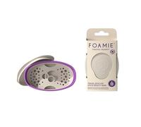 Foamie Boîte de Voyage Durable Beige et Violet Voyage Buddy - Porte-Savon de Voyage ou de Salle de Bain - Porte-Savon de Bain écologique pour Votre shampooing Solide - Vegan x1