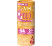 Foamie Déodorant Solide Femme "Happy Day" nouvelle formulation, Stick Déo au Parfum Fleuri, Efficacité 48h sans Aluminium, Déodorant Vegan & Sans Plastique, 40g