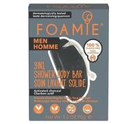 Foamie Homme Soin Lavant Solide 3 En 1 Charbon Actif 90g