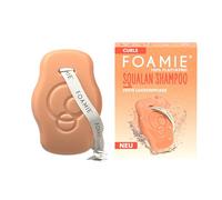 Foamie Shampooing ferme SQUALAN pour boucles, spécialisé dans les cheveux ondulés et bouclés, favorise des boucles plus soignées et définies, formule parfaite de soin des boucles, 80 g