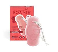 Foamie Shampooing Solide Cheveux Colorés Framboise - Redonne éclat & brillance - Hydratant & protecteur à l’huile de framboise - Vegan, sans plastique & pH-neutre - Soin capillaire naturel, 80 g