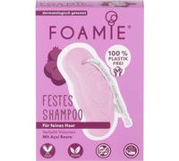 Foamie Shampooing solide pour cheveux fins aux baies d'açai et à l'extrait d'amande 80g