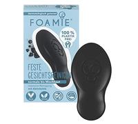Foamie Solide Visage Peau Colorée au Charbon Activé Clarifiant et Huile d'Arbre à Thé Effet Exfoliant 100% Végétalien Plastique Non Testé sur les Animaux, 60g