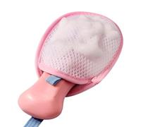 Foaming Net Soap Bag - Bar Soap Pouch, Double Sided Scrubbing Towel | Reusable Fine Mesh Bathing Accessory Shower Loofah for Travel Hotel Home Bathroom Back Arm Leg Neck Showering Washing