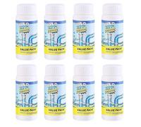 Foaming Sink Drain Cleaner, Drain Cleaner Foam Extra Strong, Pipe Dredge Deodorant Powder with Gloves, Tensile Dirt, Suitable for Kitchen and Bathroom, Sink and Sewer Cleaning (8PC)
