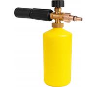 FoamLance Bayonet 1L - Canon à mousse pour nettoyeurs haute pression Parkside & Lavor | 180 bar | Noyau en laiton | Régulation chimique | Réservoir 1 L | Raccord Bayonet