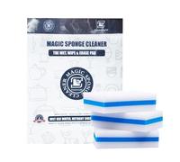 Foamworld Lot de 50 éponges magiques en mélamine de qualité supérieure - Pour le nettoyage de la cuisine, de la salle de bain, des chaussures et d'autres articles ménagers - 110 x 70 x 30 mm