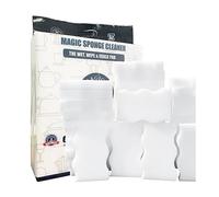 Foamworld Lot de 70 éponges magiques en mélamine, 2 x densité, extra large, longue durée, pour la vaisselle, la salle de bain, la baignoire, la voiture, les jouets (10,9 x 7,1 x 2 cm)