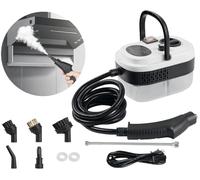 Foandbevi Nettoyeur vapeur 7 en 1 2500 W haute pression pour nettoyage, nettoyeur vapeur de voiture à main pour usage domestique, nettoyeur vapeur pour sols en bois dur pour tapisserie, cuisine, salle