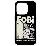 FOBI Fear of Being Included (Peur d'être Inclus) Adorable Coque pour iPhone 15 Pro