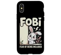 FOBI Fear of Being Included (Peur d'être Inclus) Adorable Coque pour iPhone X/XS
