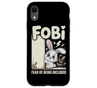 FOBI Fear of Being Included (Peur d'être Inclus) Adorable Coque pour iPhone XR