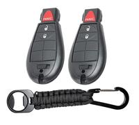 Fobik Porte-clés de rechange compatible avec Dodge Ram 1500 2013 2014 2015 2016 2017 2018 2019 2020 2021 2500 3500 4500 5500 2013-2018 Entrée sans clé Télécommande GQ4-53T 56046953AE