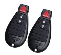 Fobik Porte-clés de rechange compatible avec Dodge Ram 1500 2013 2014 2015 2016 2017 2018 2019 2020 2021 2500 3500 4500 5500 2013-2018 Entrée sans clé Télécommande GQ4-53T 56046953AE