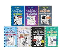 Foblit ltd Journal d'un Wimpy Kid série 12-18 Collection 7 livres par Jeff Kinney (The Getaway, The Meltdown, Wrecking Ball, The Deep End, Big Shot, Diper Overlode & No Brainer)