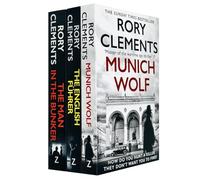Foblit ltd Rory Clements Collection Coffret de 3 Livres (Munich Wolf [Relié, The English Führer & The Man in The Bunker)