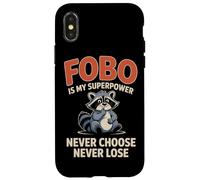 FOBO est Mon Super Pouvoir Ne Choisissez jamais, ne perdez Coque pour iPhone X/XS