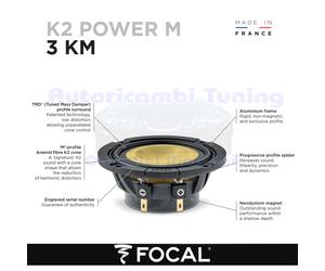 FOCAL 3KM Midrange Série K2 POWER M (Unique) Driver 80Mm 120W 60W.Rms