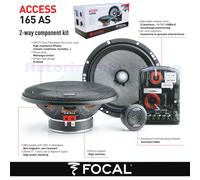 Focal Access 165 AS Enceintes Coaxiales 2 Voies 165mm 60W RMS 4Ω Noir 1 Paire