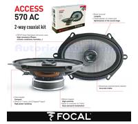 FOCAL Access 570 AC Enceintes Coaxiales 13,5x18 2 Voies 120W 60W RMS Noir