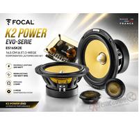 Focal ES165K2E Système de Haut-parleurs de Voiture 16,5 cm, 2 Voies, cône en Fibre aramide Jaune