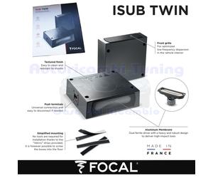 FOCAL ISUB TWIN Paire De Subwoofers Compacts Passifs 2 × 200 W