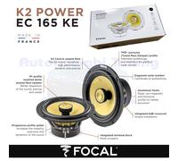 FOCAL K2 POWER EC165KE Système Haut-Parleurs Coaxiaux De 165Mm 160W - 80 Wrms