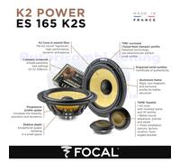 FOCAL K2 POWER ES165K2S Système D'Enceintes à 2 Voies De 165Mm 140W - 70 Wrms