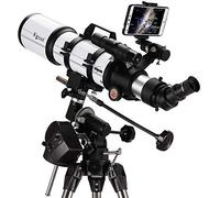 Focal Length 600Mm Telescope Refractor Telescope Scope Multilayer Green Film with Equatorial Mount Mobile Phone Finder Star Coaxia WOWCSXWC