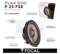 FOCAL P25FSE Flax EVO Caisson De Basse 10"/25 Cm 560 Watt - 280 Wrms 4 Ohm