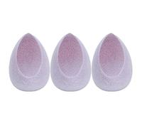 FOCALLURE Lot de 3 houppettes correctrices Douces à Double Usage (Sec/Humide) FA136 n° 4 (Violet)