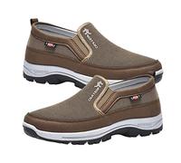 FOCCAR Chaussures orthopédiques pour homme | Chaussures à enfiler avec soutien de la voûte plantaire | Chaussures orthopédiques pour la marche, chaussures bateau décontractées Ruftup