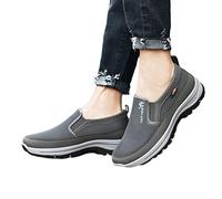 FOCCAR Chaussures orthopédiques pour homme | Mocassins à enfiler | Chaussures orthopédiques décontractées antidérapantes avec semelle en caoutchouc pour la marche, la randonnée, la course à pied