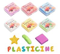 Focenat 12 Pièces Gommes Modélable, Gomme Malléable avec Boite de Rangement, Gomme Artistique, Gomme à Modeler, Gomme Douce pour Artiste, Enfants, Dessin, Croquis, Peinture