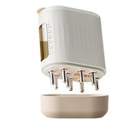 Focenat 2 en 1 Applicateur d'huile pour Cuir Chevelu, Distributeur d'huile capillaire à haute vibration, Masseur électrique de cuir chevelu et applicateur d'huile de cuir chevelu